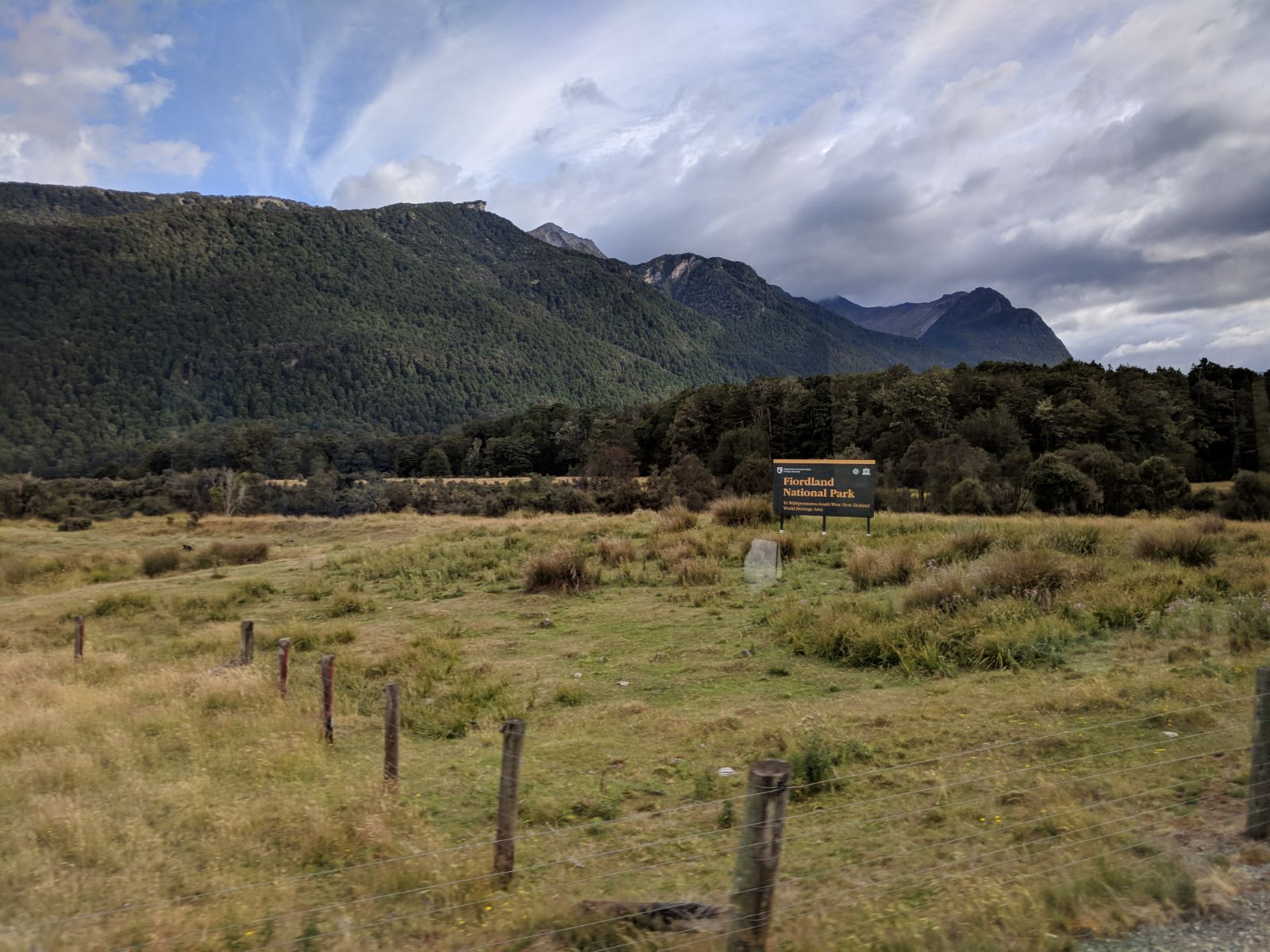 156--after leaving Te Anau, entered Fiordland National Park