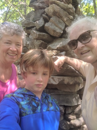 July--hike with Judith & grandson Spencer
