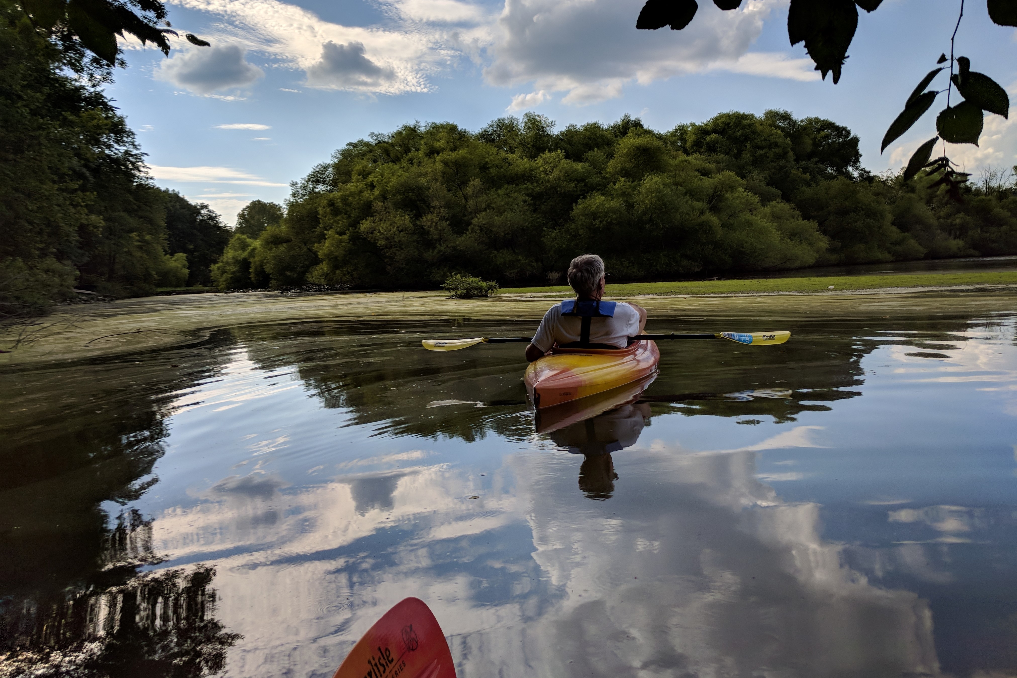 July--kayaking with Eric near Culpeper
