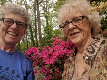 May--with Ermona at Brookside Gardens